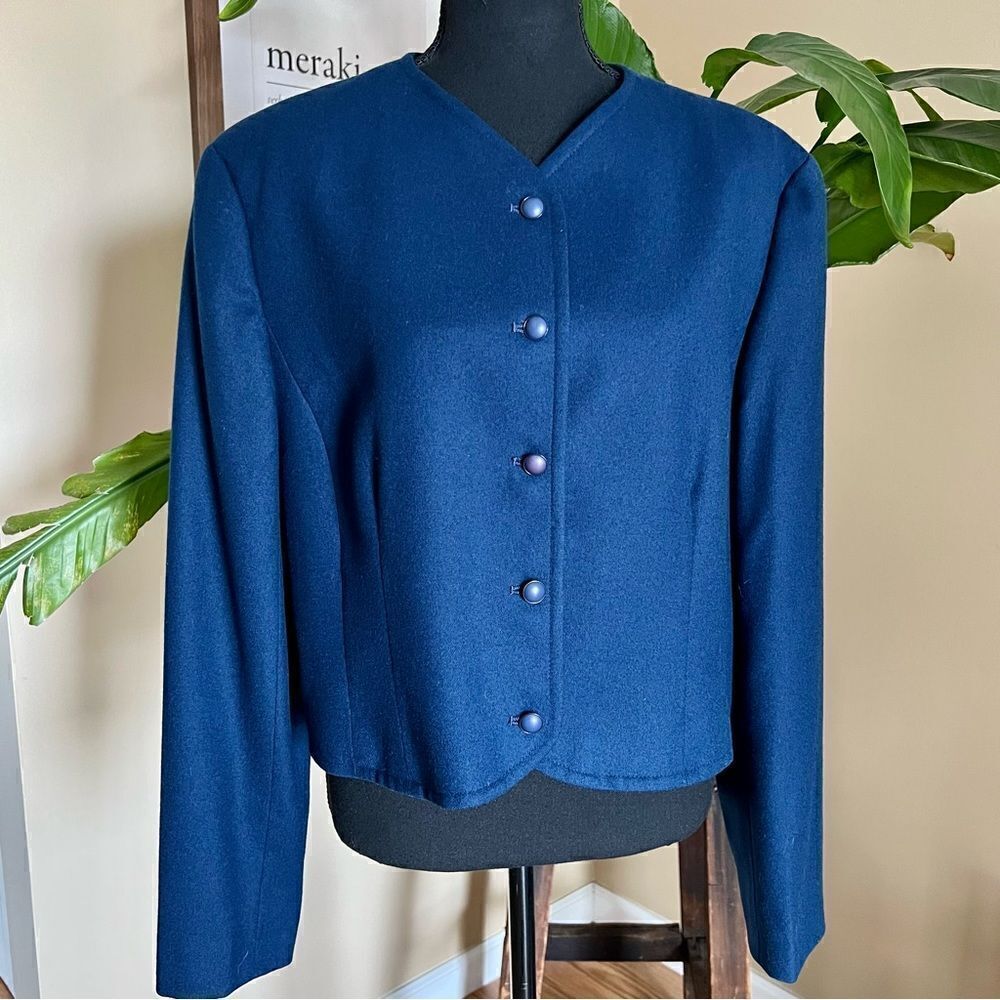 𝅺VINTAGE Pendleton Wool Cropped Jacket Blazer